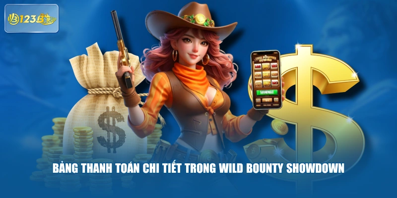 Bảng thanh toán chi tiết trong Wild Bounty Showdown